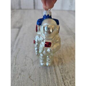 Patricia Breen astronaut glass ornament glitter Xmas tree